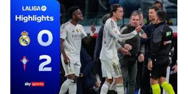 Real Madrid lider et sjokkerende 0-2-tap mot Celta Vigo